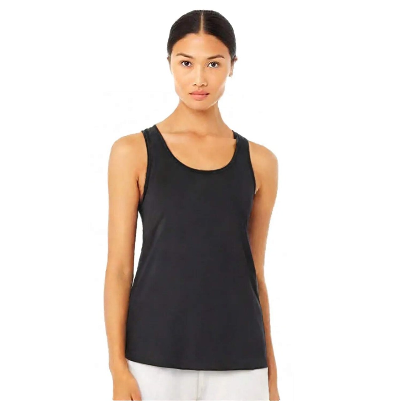 BELLA + CANVAS Women’s Flowy Racerback Tank Lightweight Sleeveless Top